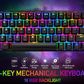 Black 60% Mechanical Gaming Keyboard RGB