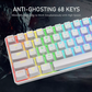 White 60% Mechanical Gaming Keyboard RGB