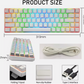 White 60% Mechanical Gaming Keyboard RGB