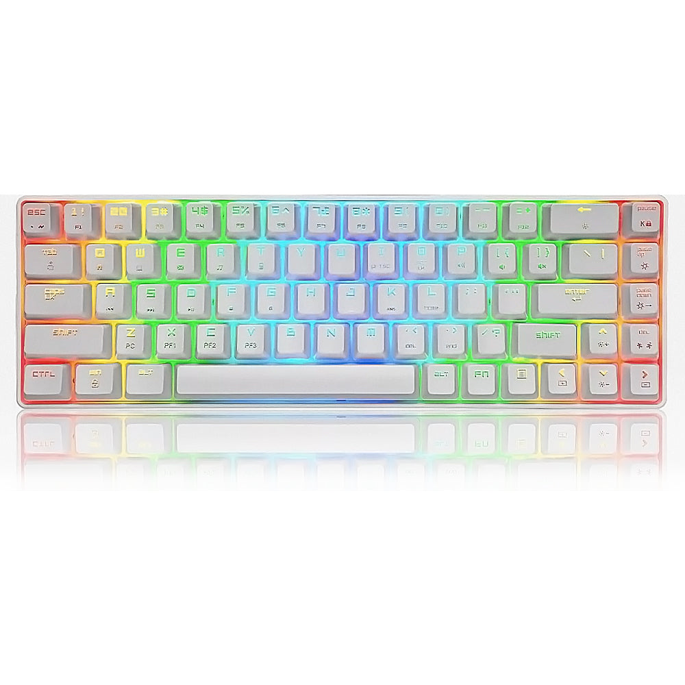 White 60% Mechanical Gaming Keyboard RGB