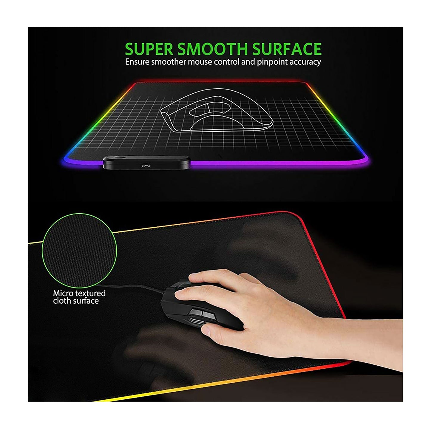 XXL RGB Gaming Mouse Pad - Cobratech PCs